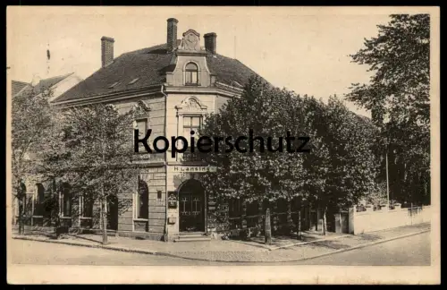 ALTE POSTKARTE WANNE-EICKEL RESTAURANT UND GARTENWIRTSCHAFT HERMANN LANSING DORSTENERSTRASSE 168 Herne Ansichtskarte
