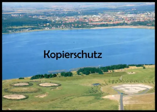 ÄLTERE POSTKARTE BERNSTEINSEE BITTERFELD-WOLFEN LANDSCHAFTSKUNST UND AGORA SACHSEN-ANHALT SEE FRIEDERSDORF Ansichtskarte