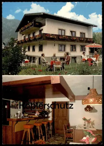 ÄLTERE POSTKARTE SCHARNITZ PENSION CAFÉ BAR BARTLERHOF EISSACK 116 TIROL AK Ansichtskarte postcard cpa