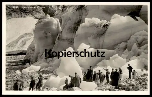 ALTE POSTKARTE KJENDALSBROE LOEN GLACIER KJENDALSBREEN KJENDALEN NORGE Gletscher Norwegen norway Norvege postcard AK cpa