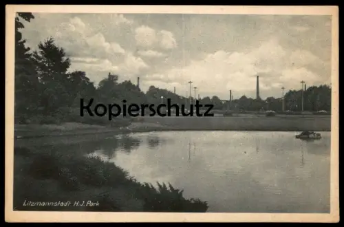 ALTE POSTKARTE LITZMANNSTADT H. J. PARK Ostpreussen Lodz Lodsch Ansichtskarte AK cpa postcard