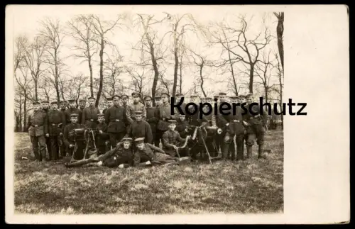 ALTE FOTO POSTKARTE SOLDATEN VERMUTLICH GREIZ MILITÄR KANONE WAFFE Soldat Photo Ansichtskarte cpa AK postcard