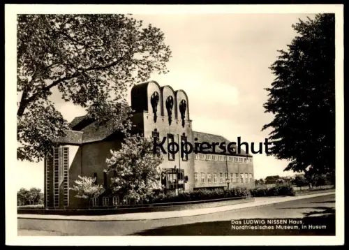 ÄLTERE POSTKARTE HUSUM DAS LUDWIG NISSEN HAUS NORDFRIESISCHES MUSEUM Ansichtskarte postcard cpa AK