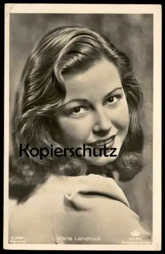 ALTE POSTKARTE MARIA LANDROCK FILM-SCHAUSPIELERIN FOTO BINZ ROSS VERLAG actress acteur postcard cpa AK Ansichtskarte