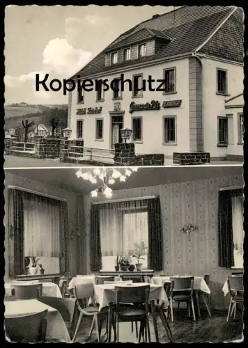 ÄLTERE POSTKARTE OVERATH HOTEL STEINHOF KARL BRÄUER GERMANIA PILS GASTRAUM EDELBITTER Ansichtskarte AK cpa postcard