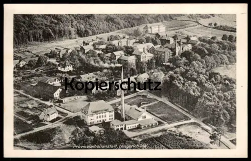 ALTE POSTKARTE LENGERICH IN WESTFALEN PROVINZIALHEILANSTALT HEILANSTALT KLINIK FLIEGERAUFNAHME postcard Ansichtskarte AK