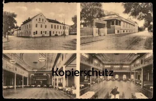 ALTE POSTKARTE GASTHOF CROSSEN AN DER MULDE BESITZER MAX GÖTZ FERNRUF ZWICKAU Ansichtskarte AK postcard cpa
