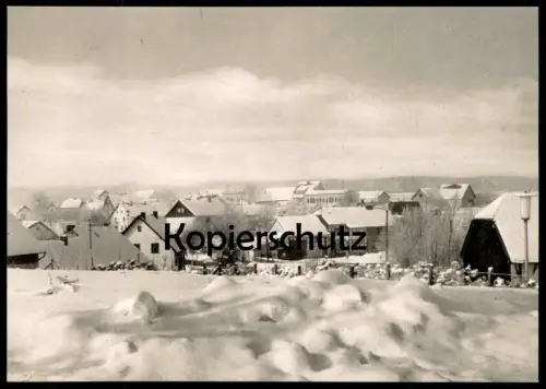 ÄLTERE POSTKARTE HOLLERATH EIFEL KAUFHAUS RÖHL / HANF HELLENTHAL NORDEIFEL SCHNEE WINTER Ansichtskarte postcard cpa AK