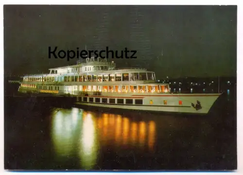 ÄLTERE POSTKARTE MS M/S DRACHENFELS KÖLN DÜSSELDORFER KREUZFAHRTSCHIFF Dampfer Schiff ship Ansichtskarte cpa postcard
