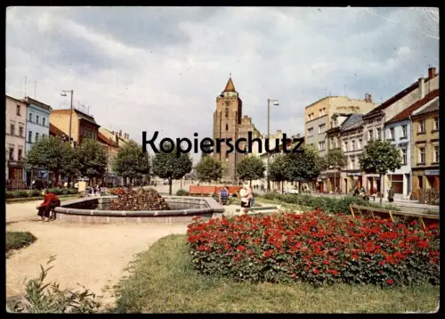 ÄLTERE POSTKARTE CHOJNOW PLAC 1 MAJA HAYNAU Schlesien Polska poland pologne Ansichtskarte AK cpa postcard