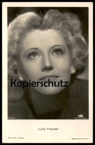 ALTE POSTKARTE JUTTA FREYBE FILM-SCHAUSPIELERIN FILM FOTO VERLAG TOBIS actress acteur postcard cpa AK Ansichtskarte