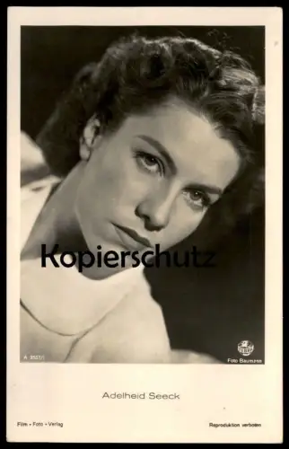 ALTE POSTKARTE ADELHEID SEECK FILM-SCHAUSPIELERIN actress actrice Terra Foto Baumann Verlag postcard cpa Ansichtskarte