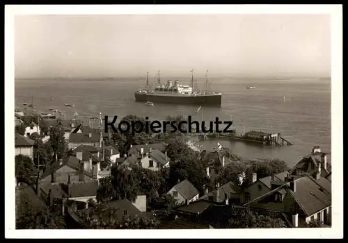 ÄLTERE POSTKARTE BLICK AUF DIE ELBE DAMPFER HAMBURG Schiff steam ship Ansichtskarte AK cpa postcard