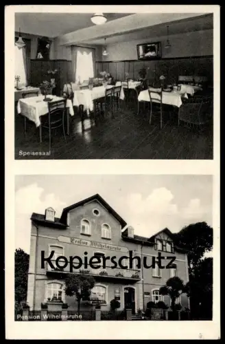 ALTE POSTKARTE LUFTKURORT KURTSCHEID PENSION WILHELMSRUHE Rengsdorf-Waldbreitbach Ansichtskarte postcard cpa AK