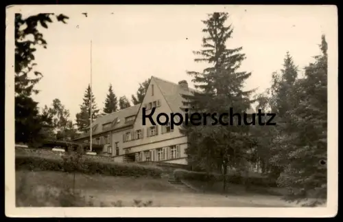 ALTE POSTKARTE GRÜNHAIN GENESUNGSHEIM II DER SOZIALVERSICHERUNG SACHSEN 1956 Ansichtskarte AK postcard