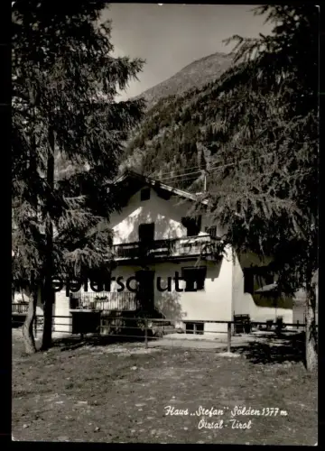 ÄLTERE POSTKARTE SÖLDEN ÖTZTAL 1377 METER HAUS STEFAN Tirol Österreich Austria Ansichtskarte AK cpa postcard