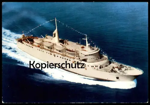 ÄLTERE POSTKARTE M/N JACOPO TINTORETTO LINEE MARITTIME DELL' ADRIATICO ANCONA FÄHRE FÄHRSCHIFF Schiff ship postcard cpa