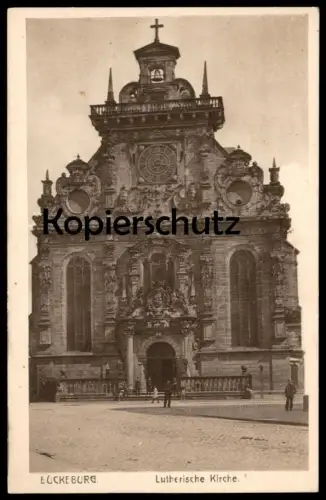 ALTE POSTKARTE BÜCKEBURG LUTHERISCHE KIRCHE church eglise cpa AK Ansichtskarte postcard