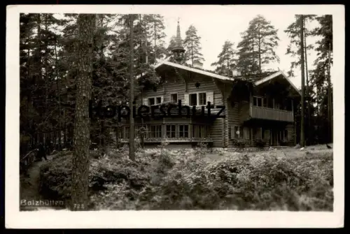 ALTE POSTKARTE BALZHÜTTE BEI DITTERSBACH JETRICHOVICE TETSCHEN Böhmen Tschechische Republik postcard Ansichtskarte