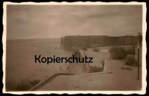 ALTE POSTKARTE INSEL HELGOLAND DER PREDIGERSTUHL IM JULI 1927 Nordseeinsel Ansichtskarte AK cpa photo postcard