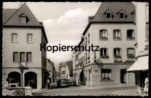 ALTE POSTKARTE BITBURG EIFEL SCHAKENGASSE LOUIS MÜLLER REKLAME TRINK COCA COLA CocaCola coke Ansichtskarte cpa postcard