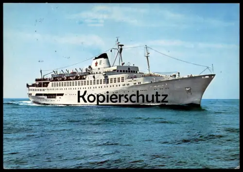 ÄLTERE POSTKARTE M/S ISTRA MS Dampfer Kreuzfahrtschiff Schiff ship bateau Ansichtskarte AK cpa postcard