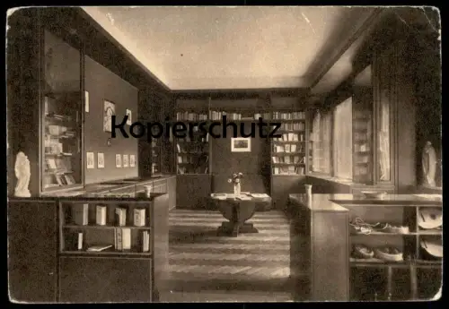 ALTE POSTKARTE DÜSSELDORF BUNDESHAUS PRINZ-GEORG-STRASSE 44 AUSSTELLUNGSRAUM AK Ansichtskarte cpa postcard