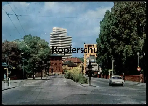 ÄLTERE POSTKARTE KAISERSLAUTERN BLICK AUF DAS NEUE RATHAUS Ansichtskarte postcard cpa AK