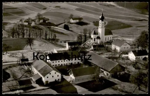 ÄLTERE POSTKARTE NIEDERTAUFKIRCHEN BEI NEUMARKT ST. VEIT PANORAMA TOTALANSICHT BAYERN Ansichtskarte AK postcard cpa