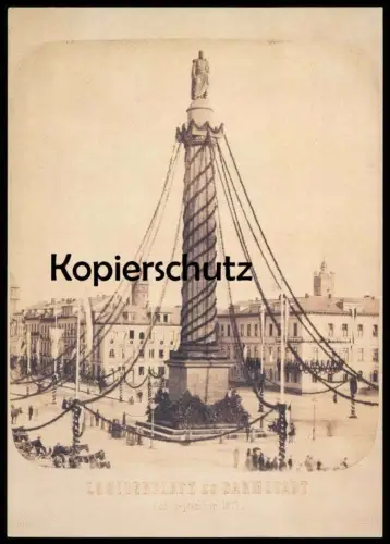 ÄLTERE POSTKARTE DARMSTADT 150 JAHRE LANGER LUDWIG 1844-1994 FOTO-CLUB DARMSTADT FÜR DRK Ansichtskarte cpa postcard AK