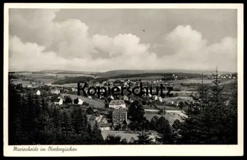 ALTE POSTKARTE MARIENHEIDE IM OBERBERGISCHEN PANORAMA TOTALANSICHT Ansichtskarte AK cpa postcard