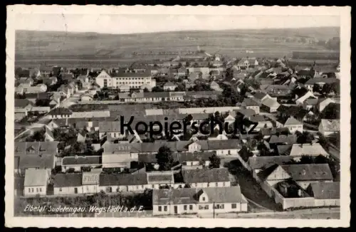 ALTE POSTKARTE WEGSTÄDTL AN DER ELBE ELBETAL PANORAMA SUDETENGAU SUDETEN CESKA REPUBLIKA STETI Ansichtskarte AK postcard