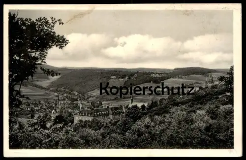 ALTE POSTKARTE DAS SCHÖNE WIEDTAL BLICK VOM GLOCKSCHEID AUF HAUSEN BEI WALDBREITBACH Ansichtskarte AK cpa postcard