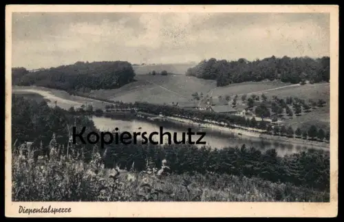 ALTE POSTKARTE DIEPENTALSPERRE TALSPERRE DIEPENTAL LEICHLINGEN RHEINLAND PANORAMA FERNSPRECHER OPLADEN AK postcard