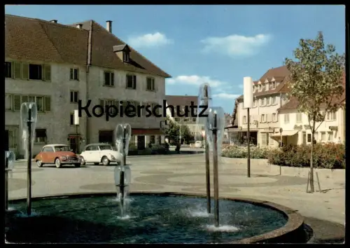 ÄLTERE POSTKARTE ACHERN AN DER HORNISGRINDE VW KÄFER CABRIO CABRIOLET AK Ansichtskarte postcard cpa