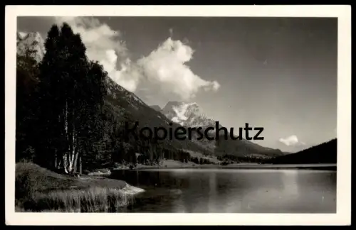 ALTE POSTKARTE HINTERSTEINER SEE MIT BLICK WILDEM KAISER SCHEFFAU WILDER KAISER Tirol Österreich Ansichtskarte postcard