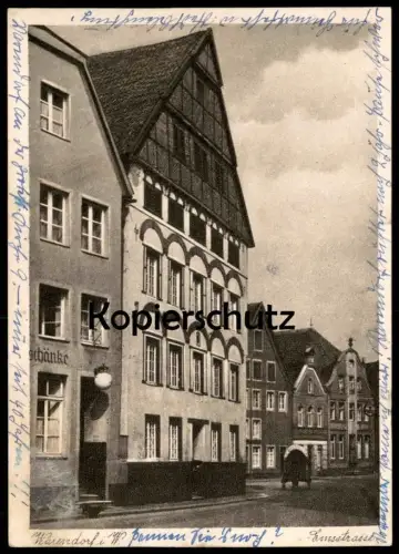 ALTE POSTKARTE WARENDORF EMSSTRASSE ...SCHÄNKE Ansichtskarte AK cpa postcard