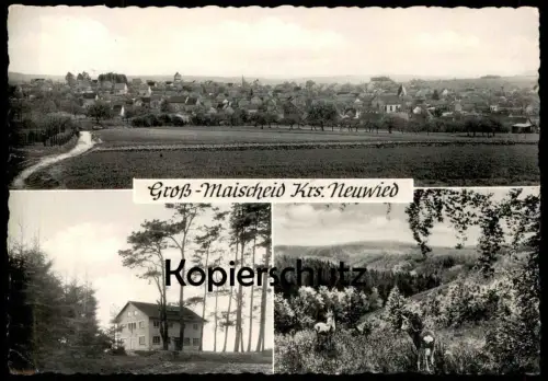 ÄLTERE POSTKARTE GROSS-MAISCHEID KREIS NEUWIED GROSSMAISCHEID DIERDORF Rheinland-Pfalz AK Ansichtskarte postcard cpa