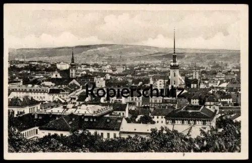 ALTE POSTKARTE BRÜNN GESAMTANSICHT 1944 TOTALANSICHT TOTAL BRNO CELKOVY POHLED BÖHMEN ceska republika czech republic cpa
