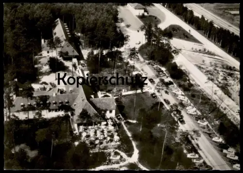 ALTE POSTKARTE BRUCHSAL AUTOBAHNRASTHOF- UND HOTEL J. BIRZLE K.G. Autohof Autobahn motorway Ansichtskarte postcard cpa