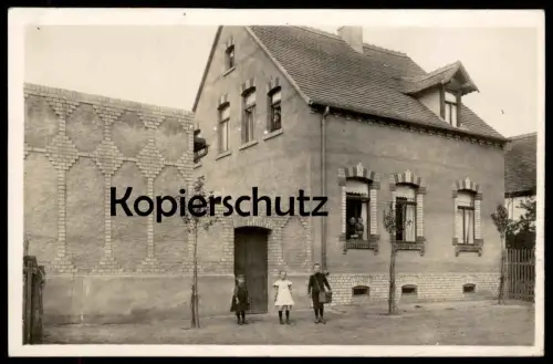 ALTE FOTO POSTKARTE HELFTA BEI EISLEBEN GEBÄUDE HAUS 1918 Ansichtskarte AK cpa photo postcard