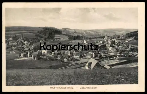 ALTE POSTKARTE HOFFNUNGSTHAL GESAMTANSICHT PANORAMA Rösrath Eisenbahn railway Ansichtskarte cpa postcard AK