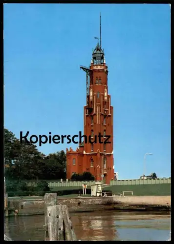 ÄLTERE POSTKARTE BREMERHAVEN HAFEN ALTER LEUCHTTURM lighthouse phare Ansichtskarte AK postcard cpa