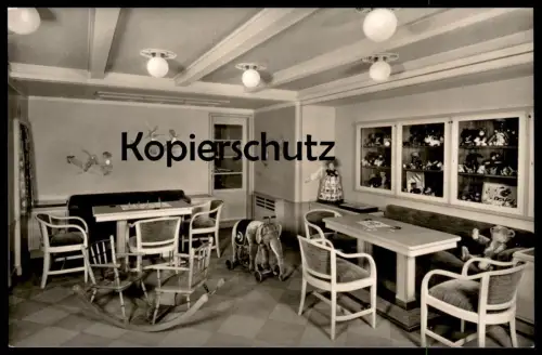 ALTE POSTKARTE M.S. CORDILLERA DAMPFER KINDERZIMMER STEAMER SHIP SCHIFF HAMBURG-AMERIKA-LINIE Elefant Bär tusker bear AK