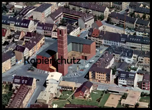 ÄLTERE POSTKARTE DÜREN RHEINLAND LUFTBILD ANNA-KIRCHE Fliegeraufnahme church église Ansichtskarte AK postcard cpa