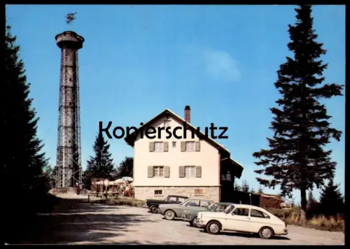 ÄLTERE POSTKARTE TITISEE-NEUSTADT BERGGASTHAUS FÜRSTENBERG -RASTHAUS VOLKSWAGEN OPEL AUTOS Ansichtskarte AK cpa postcard