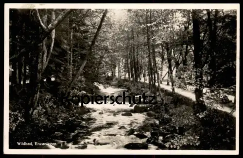 ALTE POSTKARTE BAD WILDBAD ENZANLAGEN 1933 ENZ Schwarzwald black forest Ansichtskarte postcard cpa AK
