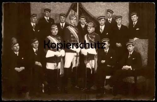 ALTE FOTO POSTKARTE LEIPZIG STUDENTENVERBINDUNG STUDENTEN Studentica Studentika Ansichtskarte AK cpa photo postcard