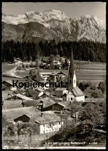 ÄLTERE POSTKARTE VIL BEI IGLS GEGEN BETTELWURF TIROL ÖSTERREICH AUSTRIA Ansichtskarte AK cpa postcard