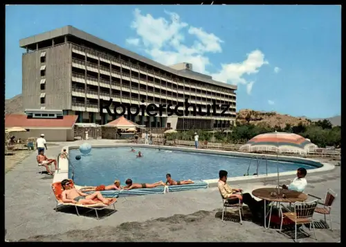 ÄLTERE POSTKARTE HOTEL INTERCONTINENTAL KABUL AFGHANISTAN Aegyptus Monachus Postes Afghanes Ansichtskarte cpa postcard